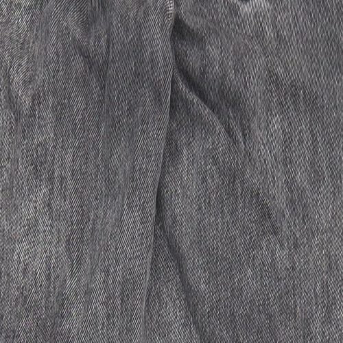 Topshop Womens Grey Cotton Mom Jeans Size 25 in L30 in Regular Zip
