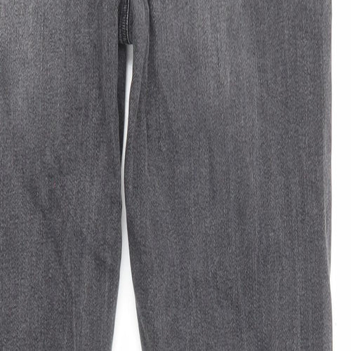 ASOS Mens Grey Cotton Skinny Jeans Size 32 in L32 in Regular Zip