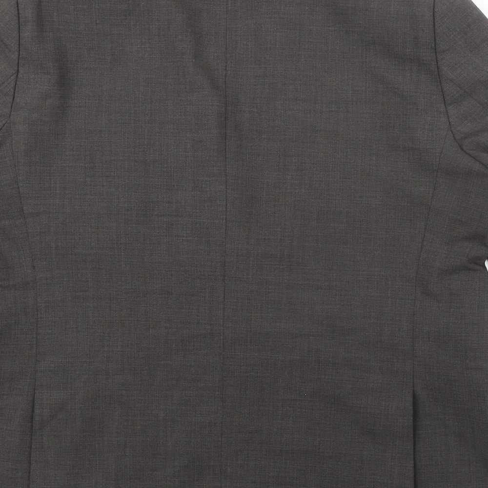 Rohan Mens Grey Wool Jacket Suit Jacket Size 44 Regular