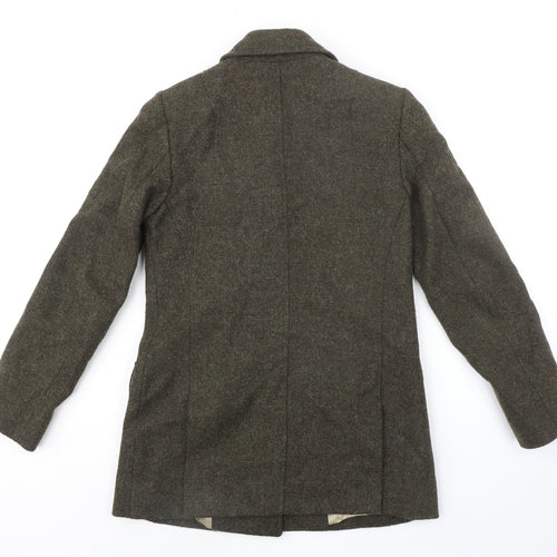 Jigsaw Womens Green Jacket Size 10 Button