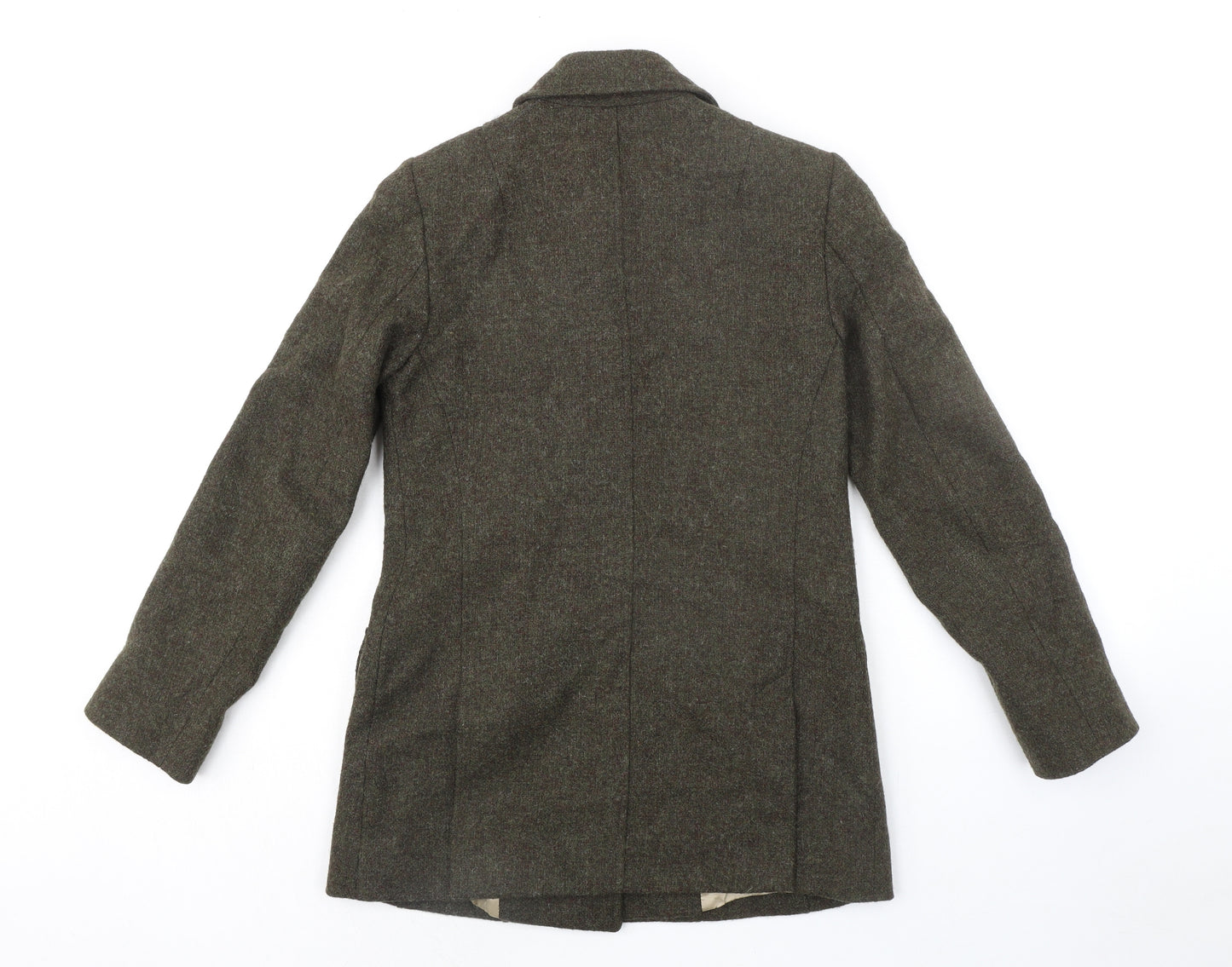 Jigsaw Womens Green Jacket Size 10 Button