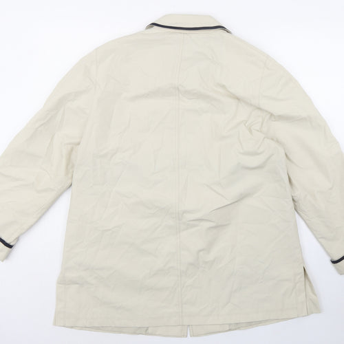 Berkertex Womens Beige Jacket Size 14 Button
