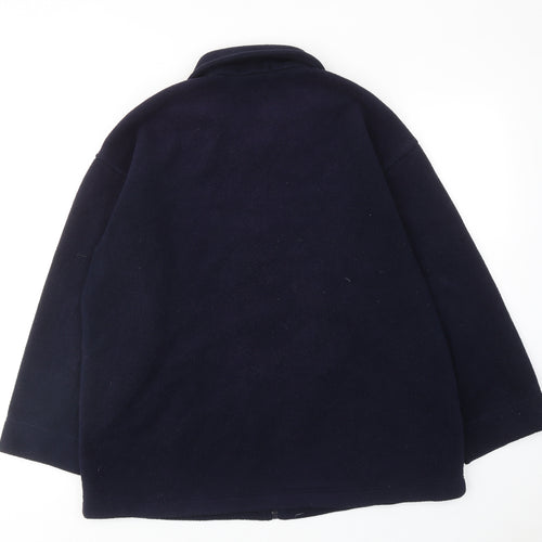 Marks and Spencer Womens Blue Jacket Size 12 Zip