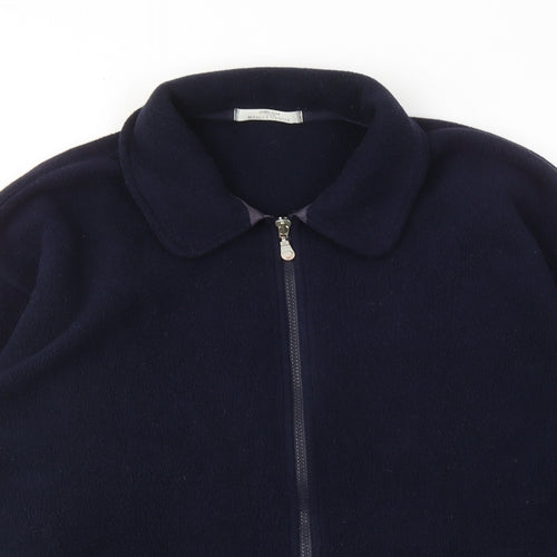 Marks and Spencer Womens Blue Jacket Size 12 Zip