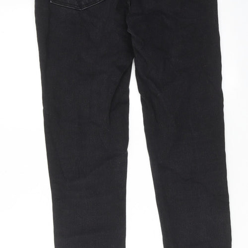 Denim & Co. Womens Black Cotton Skinny Jeans Size 12 L29 in Regular Zip