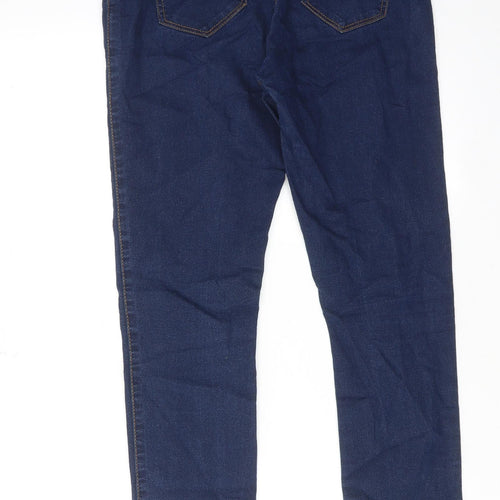 Denim & Co. Womens Blue Cotton Skinny Jeans Size 10 Regular