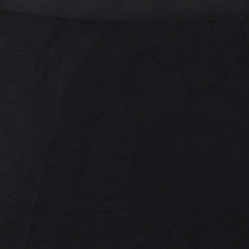 Bonmarché Womens Black Viscose Swing Skirt Size 24