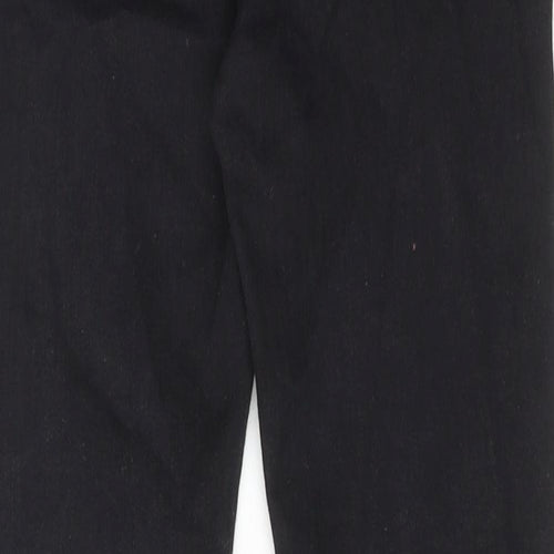 River Island Girls Black Cotton Skinny Jeans Size 9 Years Regular Zip