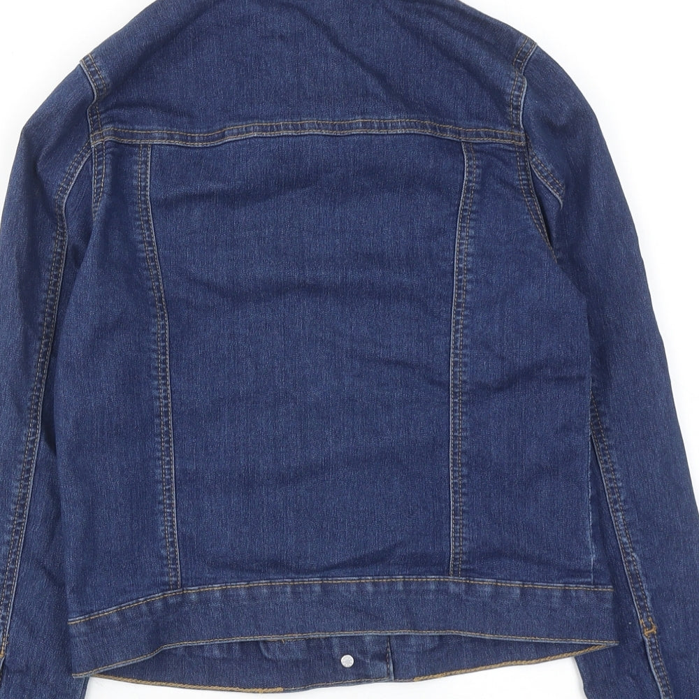 George Girls Blue Jacket Size 10-11 Years Button
