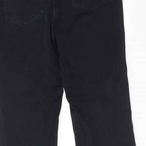 Precis Womens Black Cotton Bootcut Jeans Size 10 L28 in Regular Zip