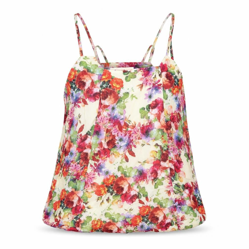 Louche Womens Multicoloured Floral Viscose Camisole Tank Size 10 Square Neck