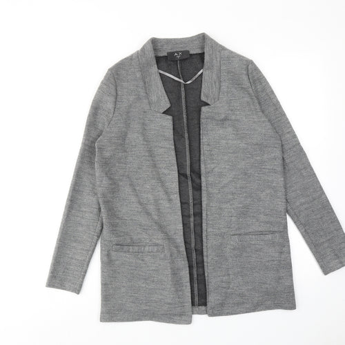AX Paris Womens Grey Jacket Blazer Size 8