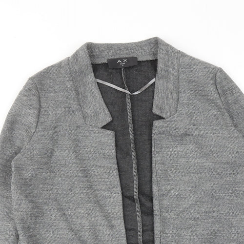 AX Paris Womens Grey Jacket Blazer Size 8