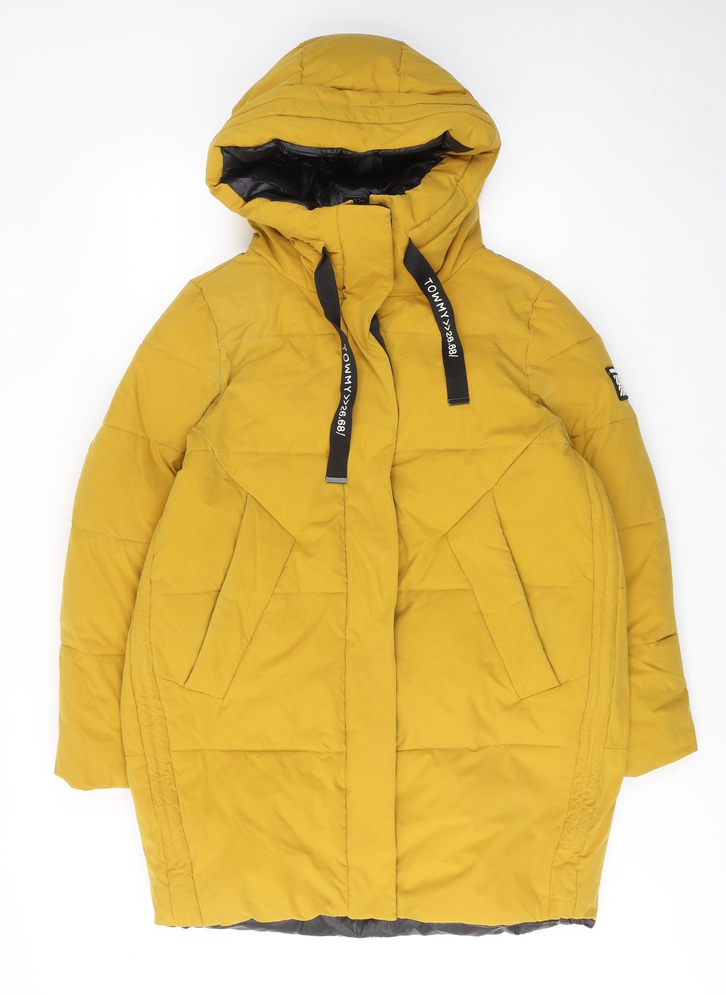 Towmy Mens Yellow Parka Coat Size XL Zip