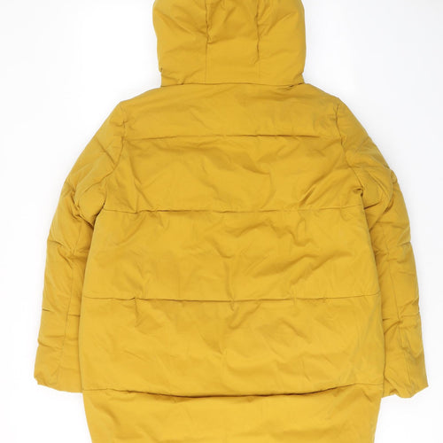 Towmy Mens Yellow Parka Coat Size XL Zip