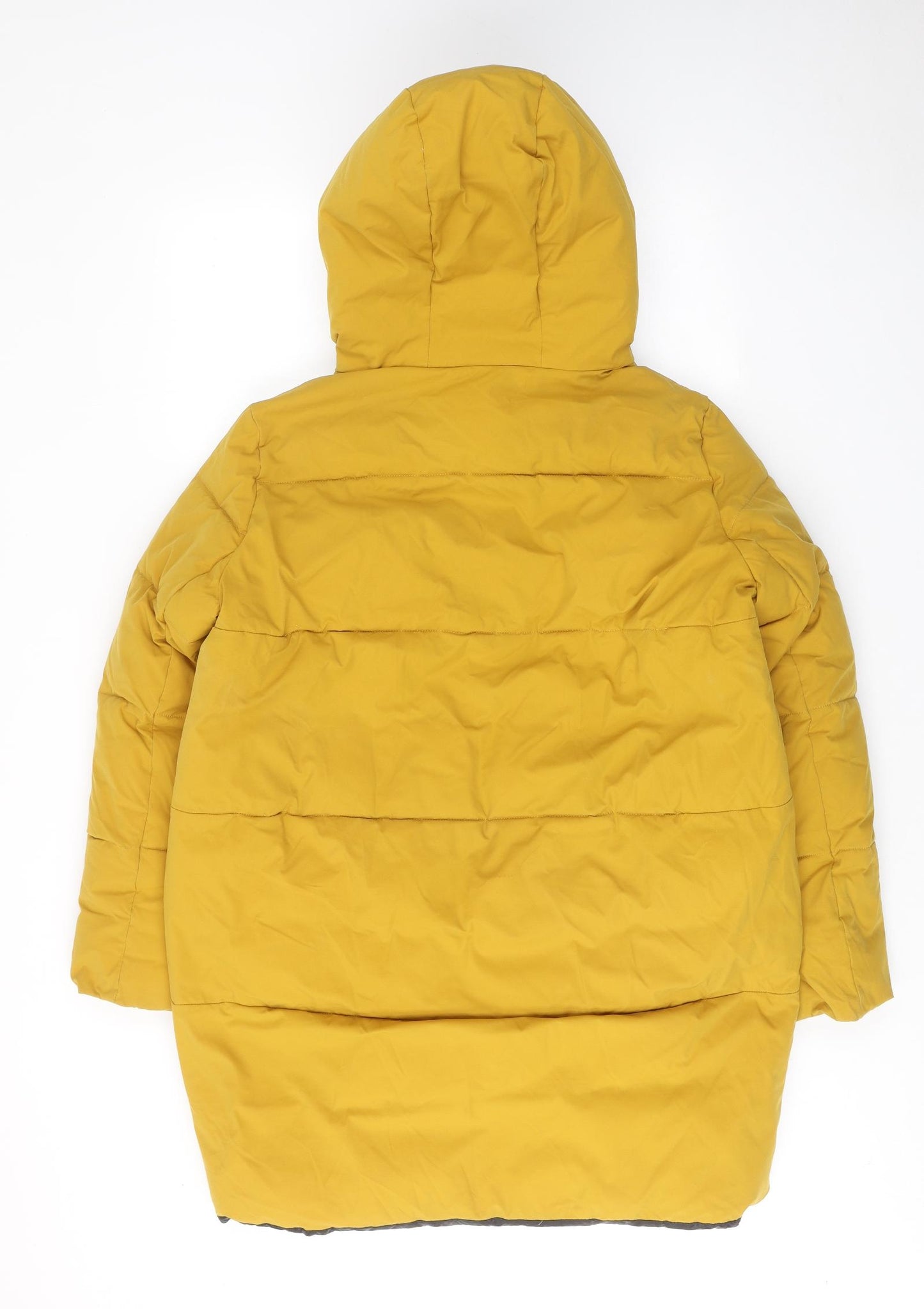 Towmy Mens Yellow Parka Coat Size XL Zip