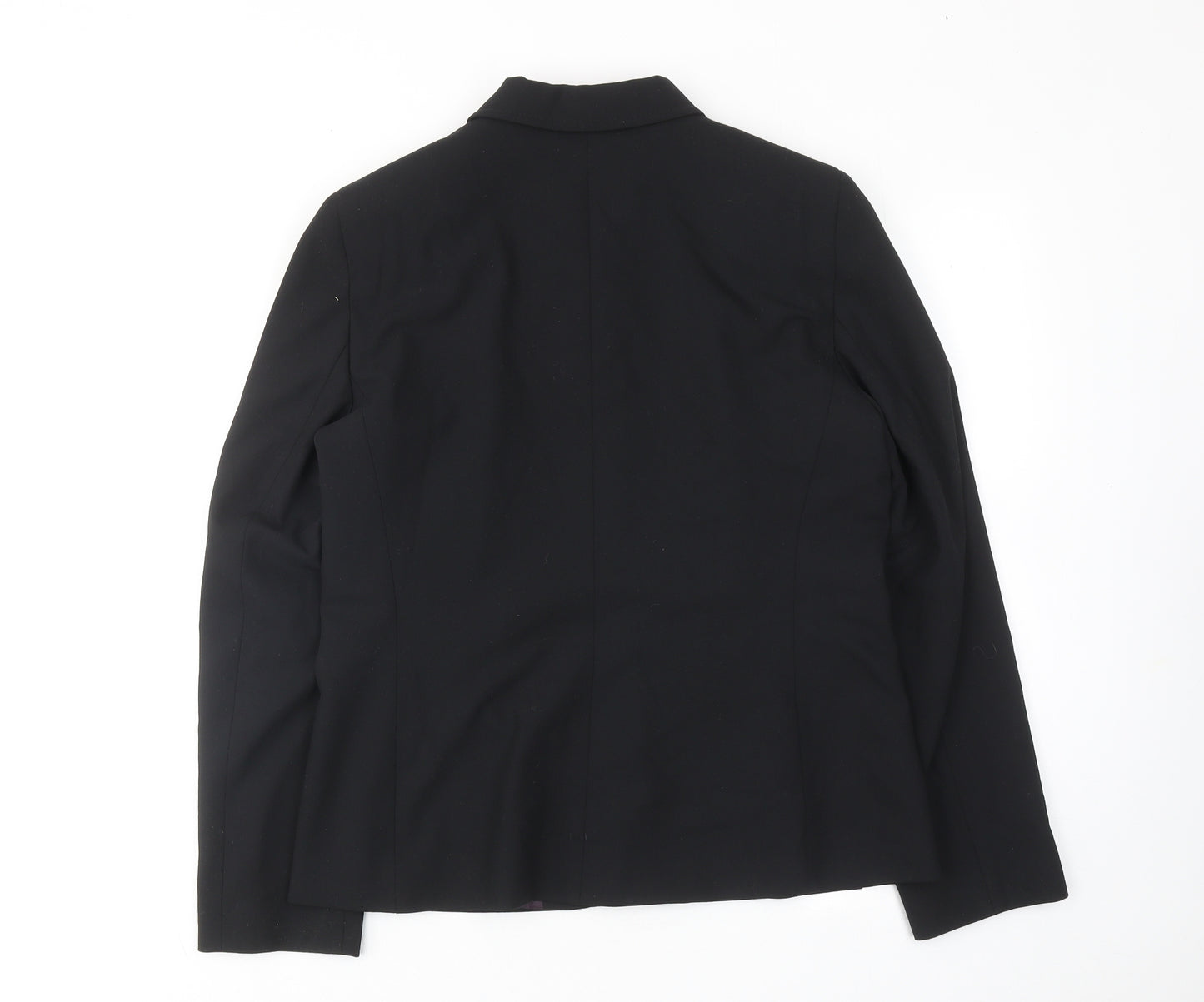 Marks and Spencer Womens Black Jacket Size 12 Zip