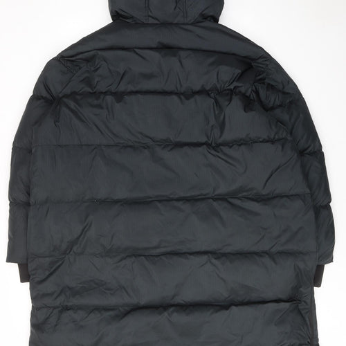 GOODMOVE Womens Black Puffer Jacket Coat Size 8 Zip