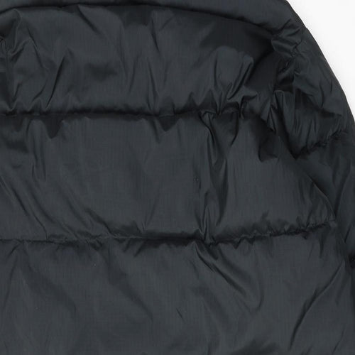 GOODMOVE Womens Black Puffer Jacket Coat Size 8 Zip