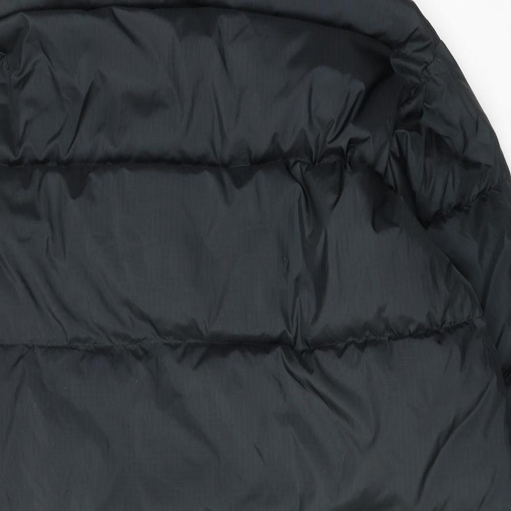 GOODMOVE Womens Black Puffer Jacket Coat Size 8 Zip