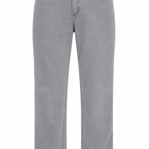 Per Una Womens Grey Cotton Straight Jeans Size 26 in L27 in Regular Zip