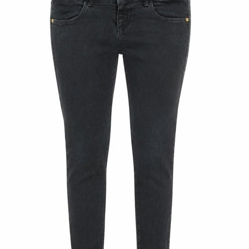 Topshop Womens Black Cotton Skinny Jeans Size 28 in L29 in Slim Zip