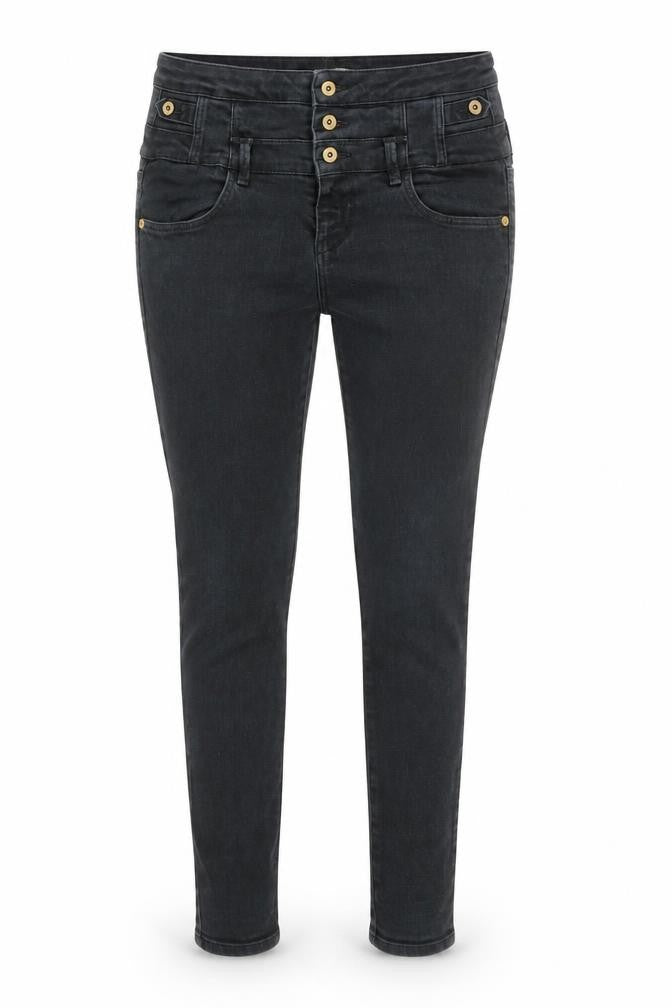 Topshop Womens Black Cotton Skinny Jeans Size 28 in L29 in Slim Zip