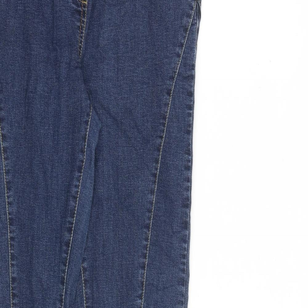 NEXT Womens Blue Cotton Jegging Jeans Size 12 L31 in Regular
