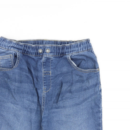 George Boys Blue Cotton Bermuda Shorts Size 14-15 Years L8 in Regular