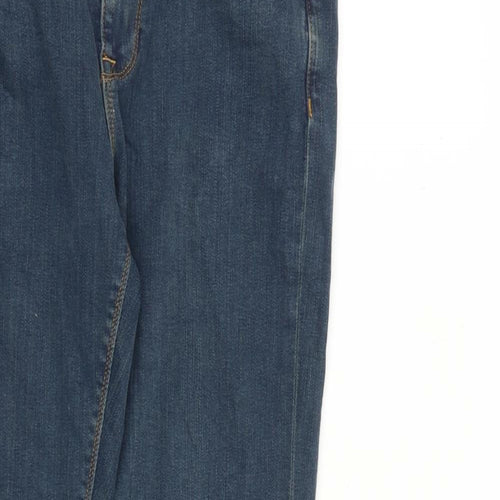 ASOS Mens Blue Cotton Skinny Jeans Size 32 in L32 in Regular Zip