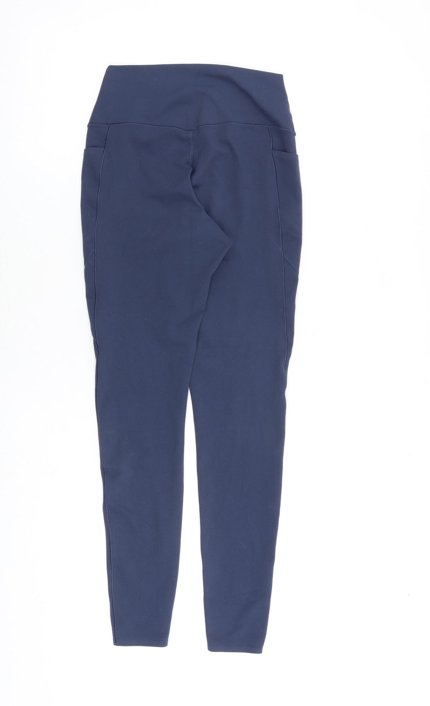 Uniqlo Womens Blue Polyester Carrot Leggings Size S L27 in Regular