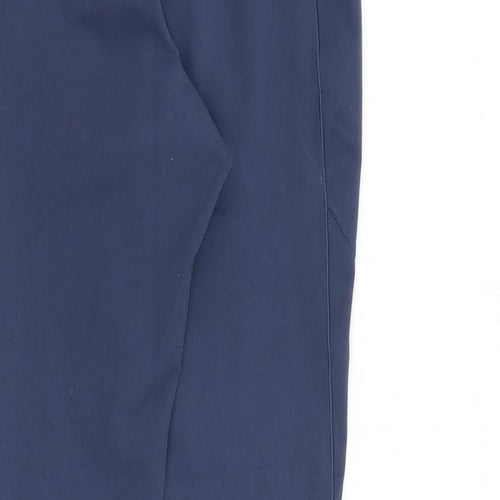 Uniqlo Womens Blue Polyester Carrot Leggings Size S L27 in Regular