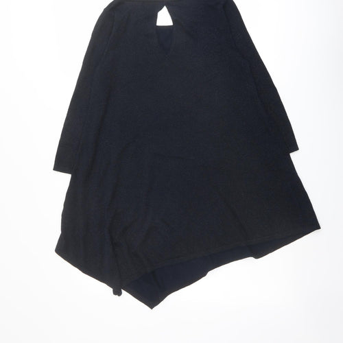 NEXT Womens Blue Round Neck Viscose Pullover Jumper Size 12