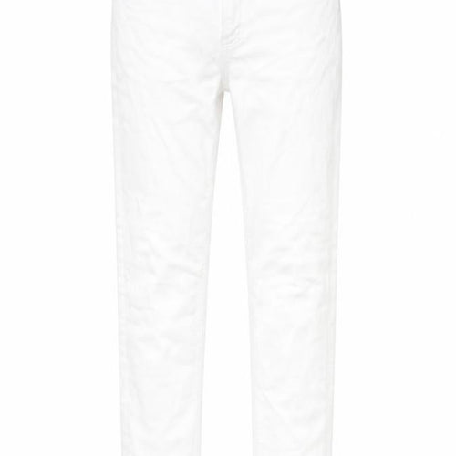 Marks and Spencer Womens White Cotton Skinny Jeans Size 8 L29 in Regular Button