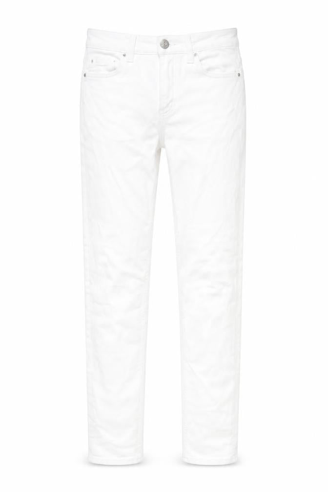 Marks and Spencer Womens White Cotton Skinny Jeans Size 8 L29 in Regular Button