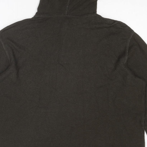 G.H.BASS. Mens Green Cotton Pullover Hoodie Size M