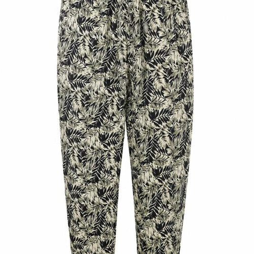 Dorothy Perkins Womens Multicoloured Geometric Viscose Jogger Trousers Size 6 L29 in Regular Drawstring
