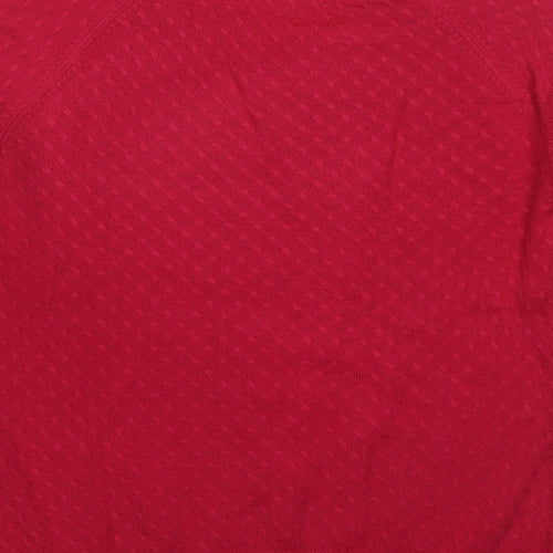 Per Una Womens Pink Round Neck Acrylic Pullover Jumper Size 12
