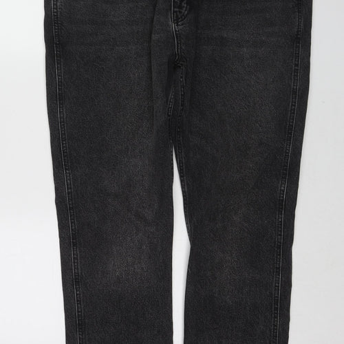 Route One Mens Black Cotton Straight Jeans Size 38 in L24 in Regular Zip