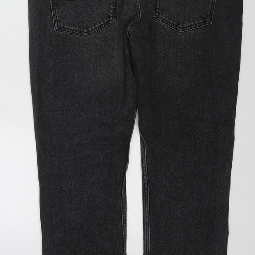 Route One Mens Black Cotton Straight Jeans Size 38 in L24 in Regular Zip