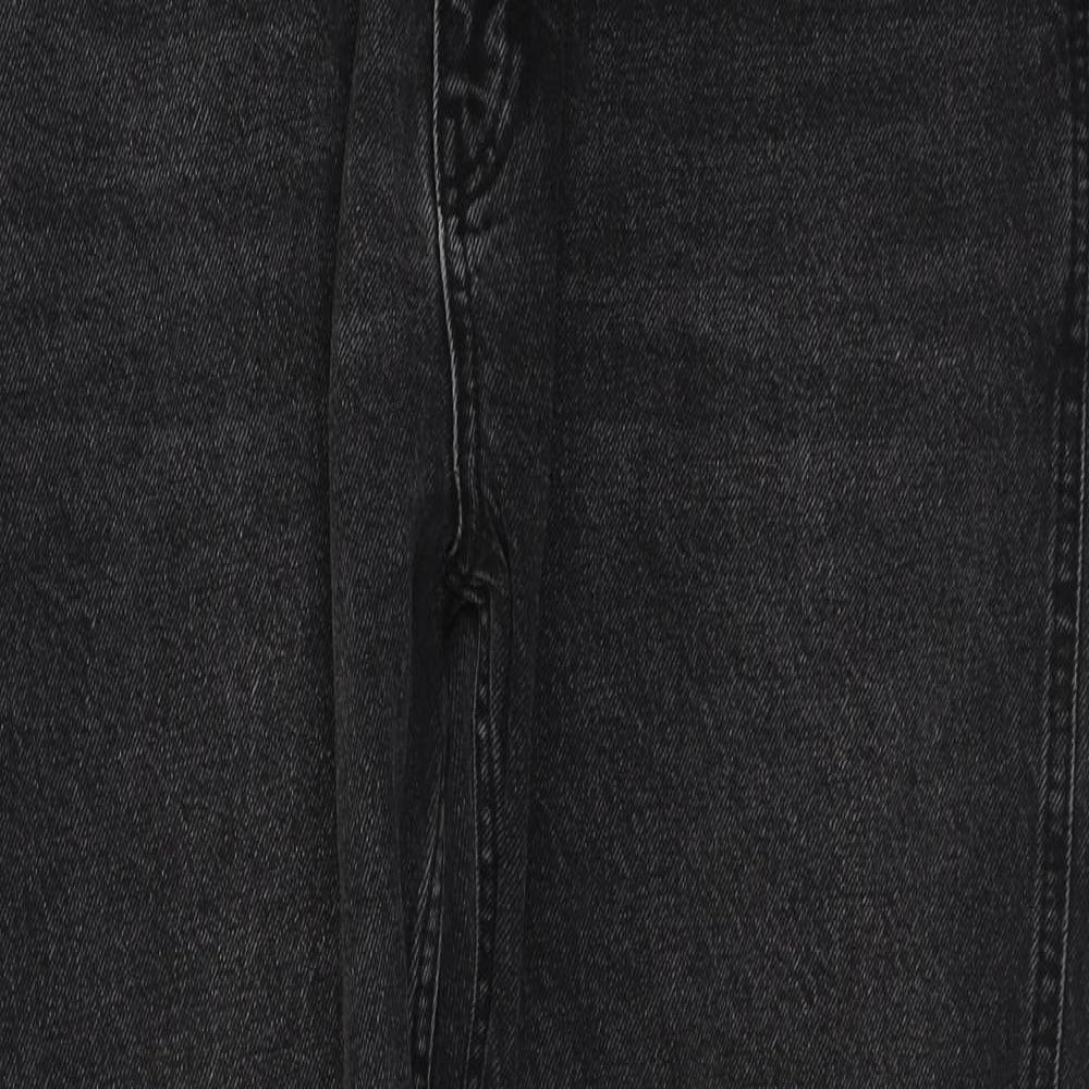 Route One Mens Black Cotton Straight Jeans Size 38 in L24 in Regular Zip