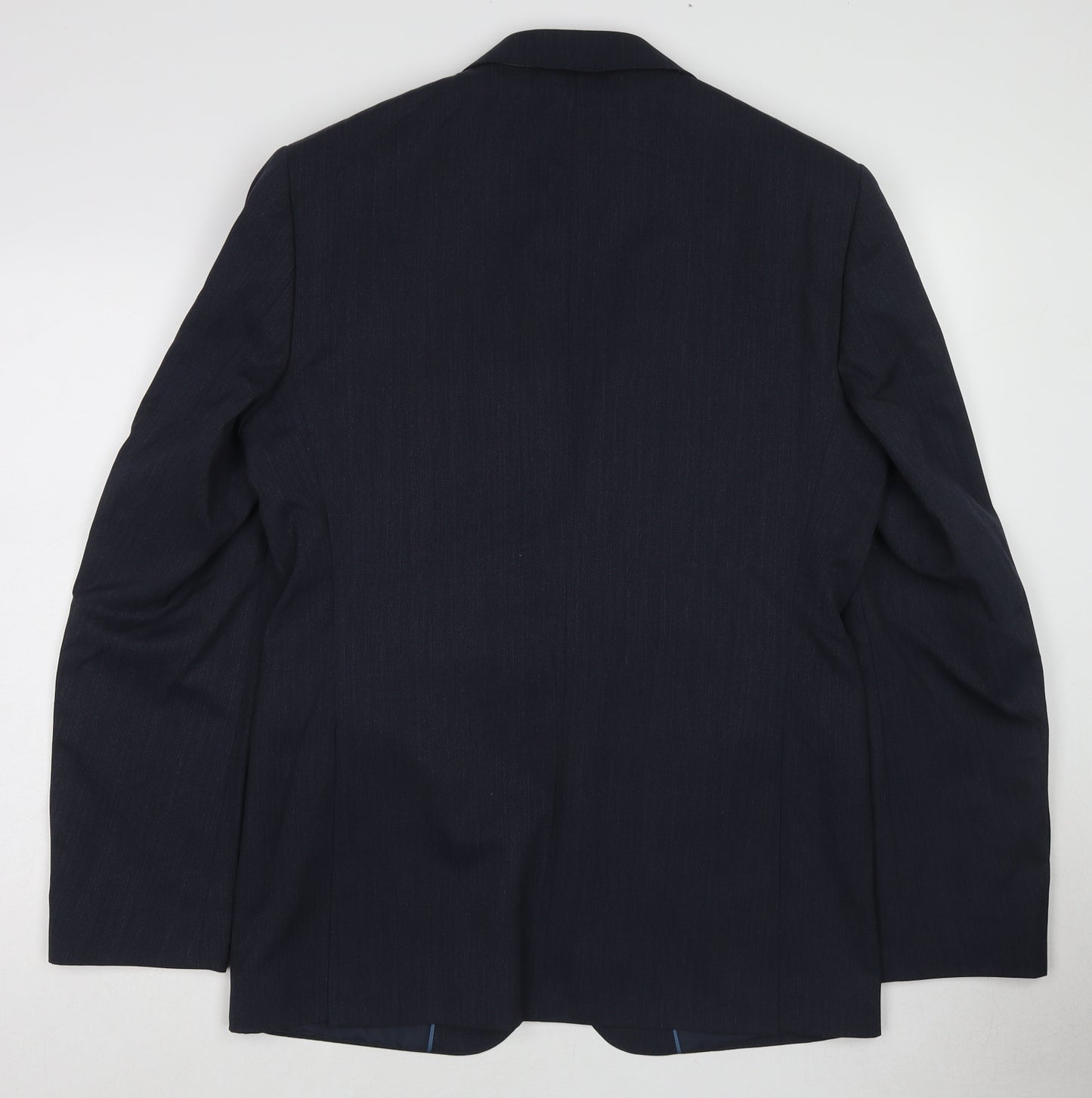 Marks and Spencer Mens Blue Wool Jacket Suit Jacket Size 44 Regular