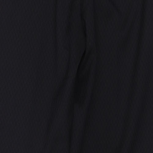 Debenhams Womens Black Polyester Chino Trousers Size 14 L27 in Regular Zip