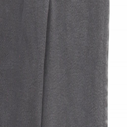 Miss Selfridge Womens Grey Cotton Skinny Jeans Size 8 L25 in Regular Zip