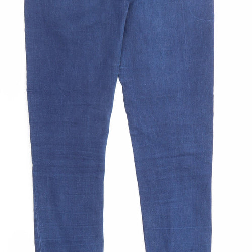 Johnnie B Girls Blue Cotton Skinny Jeans Size 15 Years L30 in Regular Zip