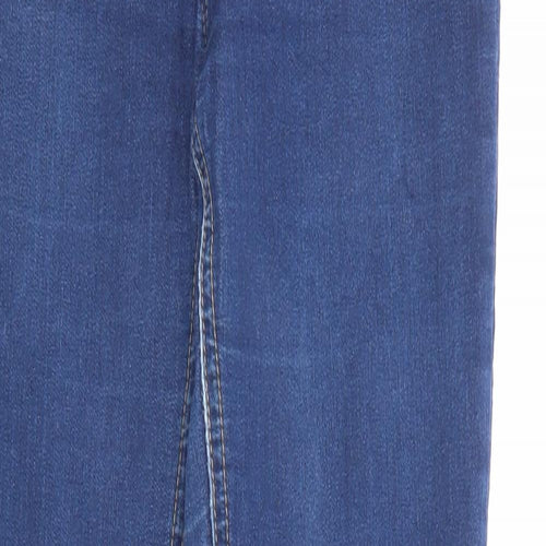 Johnnie B Girls Blue Cotton Skinny Jeans Size 15 Years L30 in Regular Zip
