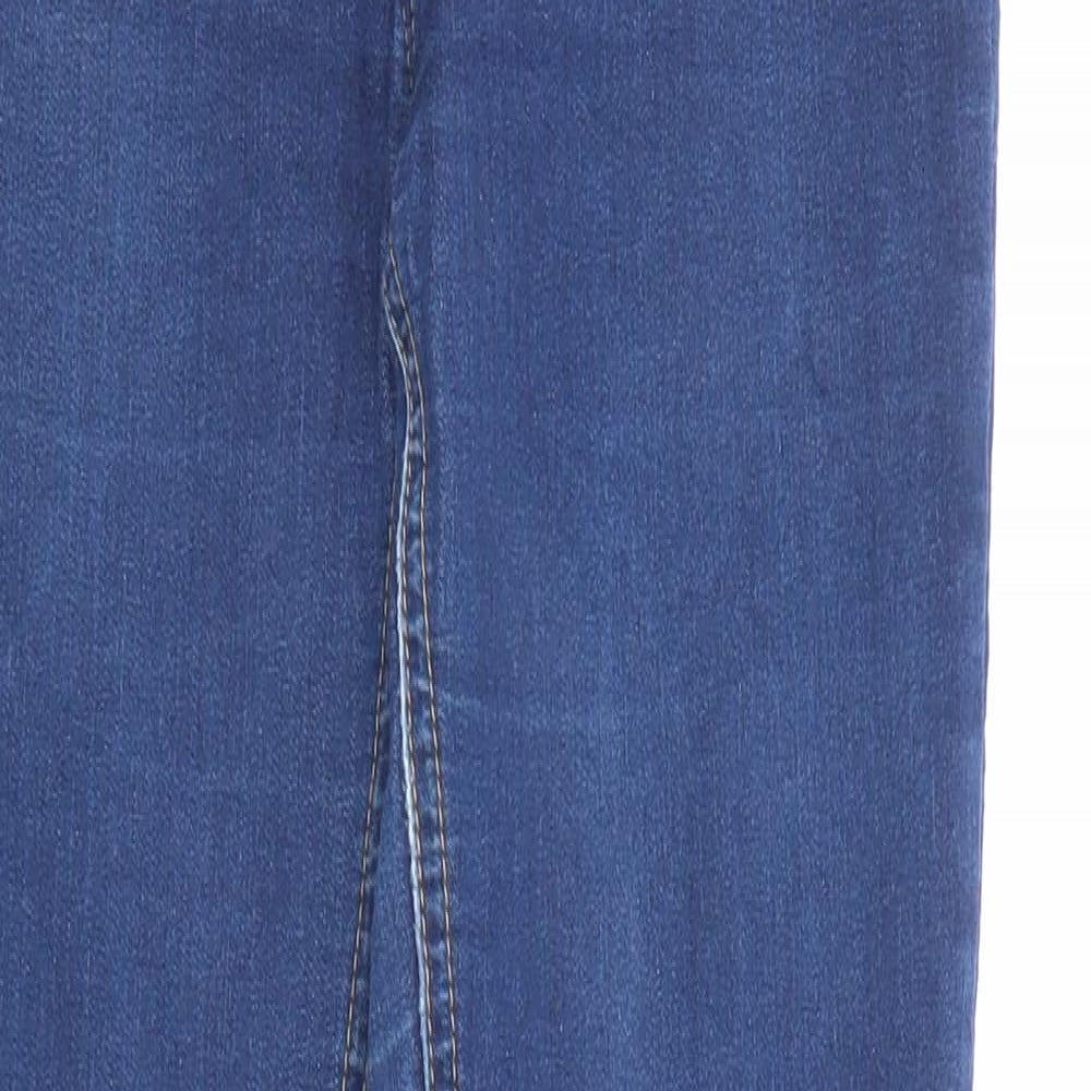 Johnnie B Girls Blue Cotton Skinny Jeans Size 15 Years L30 in Regular Zip