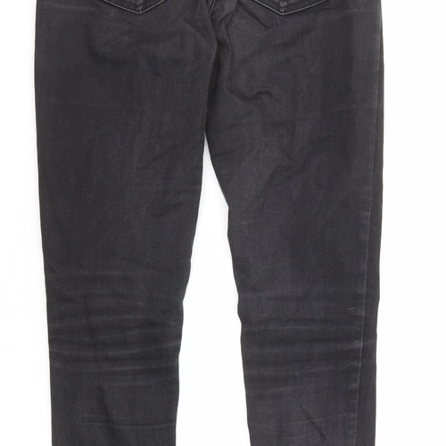 Levi's Womens Black Cotton Skinny Jeans Size 28 in L29 in Regular Zip