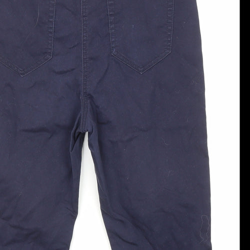 George Womens Blue Cotton Skimmer Shorts Size 14 L14 in Regular Pull On
