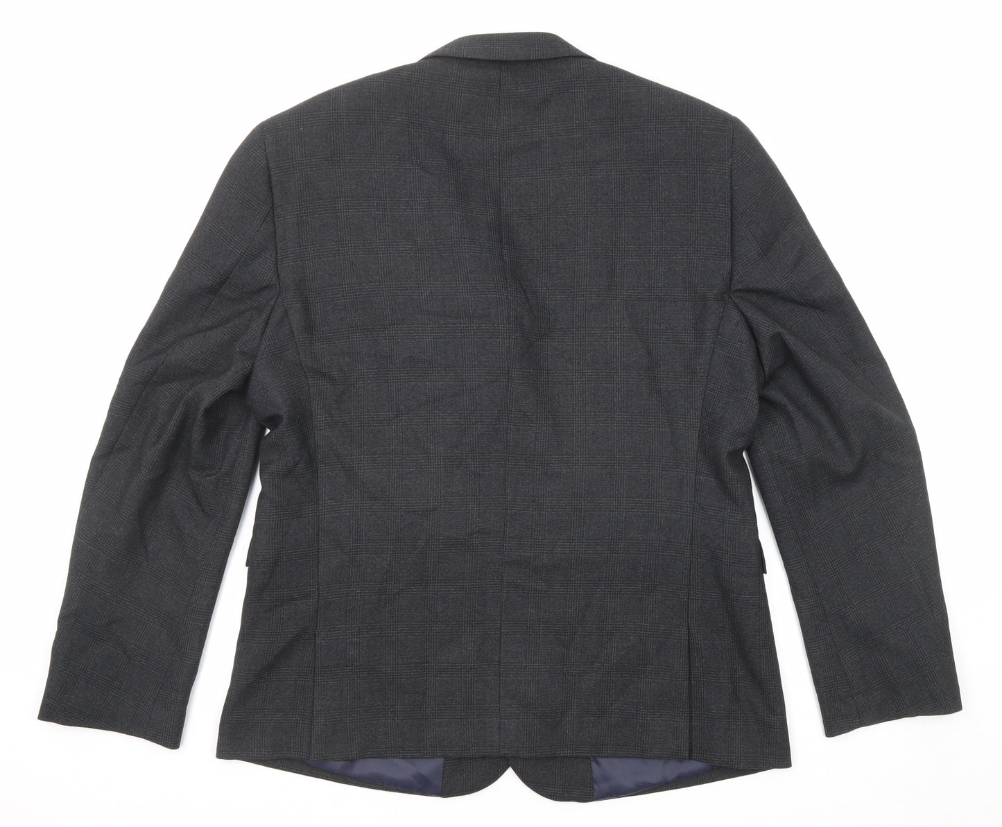 NEXT Mens Black Polyester Jacket Suit Jacket Size 42 Regular